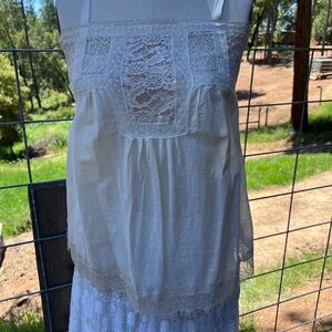 Rebecca Taylor cotton lace tank/blouse